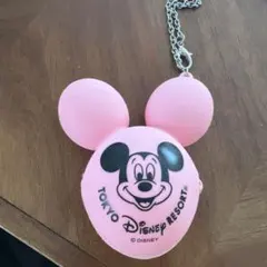 東京ディズニーリゾート バルーン風船バッグチャーム ピンク ミッキー