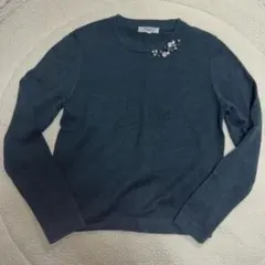 期間限定お値下げ❗️ナチュラルビューティーベーシック　ニット　セーター　グリーン