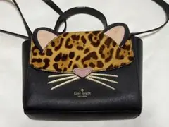 katespade バッグ　レオパード