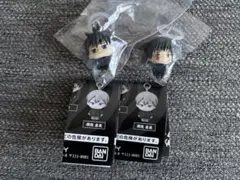 呪術廻戦 死滅回遊 めじるしアクセサリー 伏黒恵 禪院真希　2個セット　ガチャ