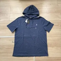 ❤︎POLO RALPH LAUREN フード付きポロシャツ Mサイズ ネイビー