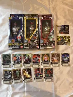 □匿名配送□仮面ライダー フィギュア＆バイク2 プライズ未開封全3種＋