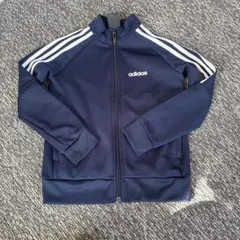 adidas ジップアップジャージ 130 ネイビートップス