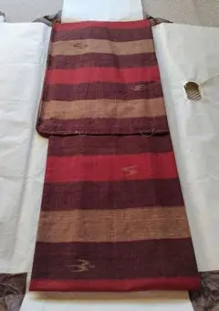 C22京都北尾織物匠豪華西陣正絹帯見本サンプル刺繍材料ハンドメイド
