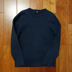 UNIQLO ウォッシャブルストレッチミラノリブクルーネックセーター M