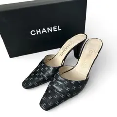 CHANEL シャネル ミュール サンダル ココマーク 24cm 37