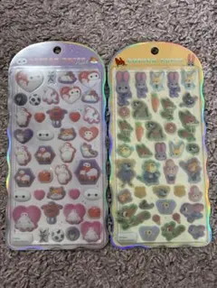 ☆*☆様 コットンパフィシール　ベイマックス　ズートピア 2枚セット