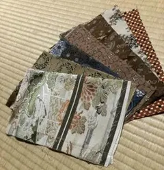 昔の帯地　7枚セット　古裂