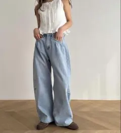 CANAL JEAN El mar カーブデニムパンツ
