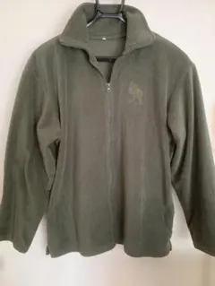 オリーブグリーン フリースジャケット　XL