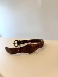 IL BISONTE レザーブレスレット ブラウンのサムネイル