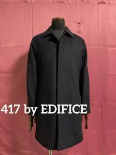 417 by EDIFICE◇カシミア混高級生地◇メンズチェスターコート
