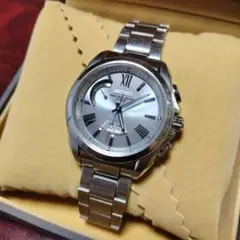 SEIKO/ スピリット・ ビッグデイト/8B43-0AB0/電波ソーラー 唯一のムーブメント ゴールド3針 セイコー 電波ソーラー 8B43
