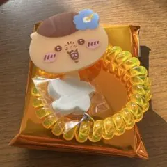 ちいかわ　シーサーのおみやげやさん　トレーディングコイルヘアゴム　くりまんじゅう