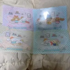 くら寿司　シナモロール クリアファイル 4枚セット　コンプ