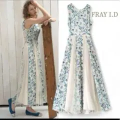 【新品未着用】 frayid フラワー刺繍チュールワンピース