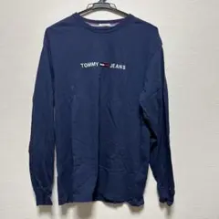 TOMMY JEANS ネイビー 長袖シャツ Sサイズ