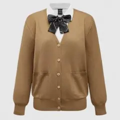 カーディガン ベージュ 女子高生 制服