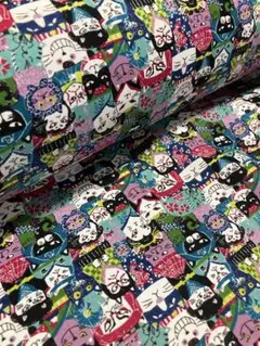 ラミネート生地猫