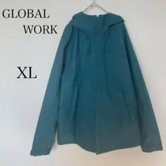 グローバルワーク　ジャケット【XL】グリーン　ブルゾン　ビジネス　ジャンパーのサムネイル