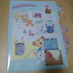 [最終値下げ]ダッフィー　クリアファイル A4サイズ　クリアホルダー　ディズニー