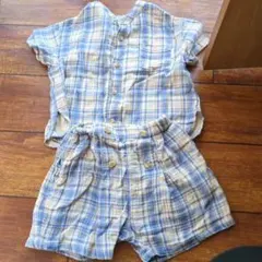 テータテート　チェックセットアップ　バースデイ