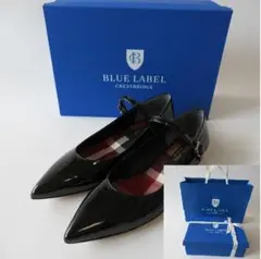 ブルーレーベルクレストブリッジ新品 ストラップシューズ M（24.0cm）P