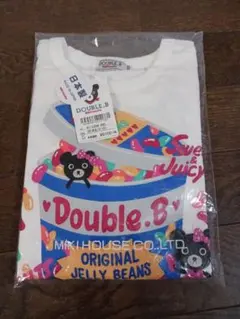 新品未開封ミキハウスmikihouseダブルビー日本製長袖Tシャツ120