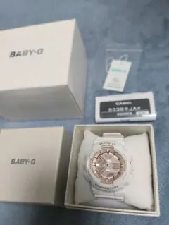 BABY-G　ホワイト、ピンクゴールド　 腕時計