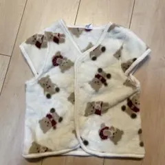 クマ柄 ベビーベスト 90サイズ