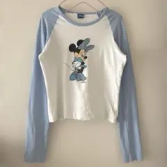 ヴィンテージ ディズニー Tシャツ ロンT ミニーマウス ミニーちゃん Lのサムネイル