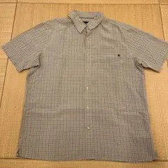 Marmot チェック柄 半袖シャツ XL