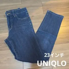 【〜16日まで値引き】UNIQLO　ダークブルーストレートデニムパンツ