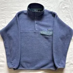 90s USA製 patagonia シンチラスナップT ラベンダー 配色◎ S