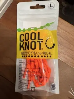 COOL KNOT オレンジ 靴ひも Lサイズ