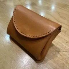 レザークラフト　アコーディオン型コインケース