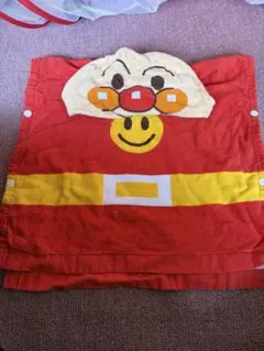 アンパンマン フード付きタオル ポンチョ 赤 黄色 ベビー キッズ