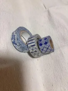 mt マスキングテープ 3本セット ブルー系