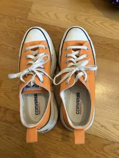 CONVERSE オレンジ ALL STAR スニーカー 25.5cm 厚底