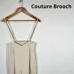 Couture Brooch サロペット オールインワン ベージュ M 38美品のサムネイル