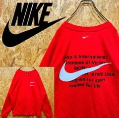 送料無料 ナイキ バックロゴ レアカラー ゆるだぼ00s スウェット トレーナー