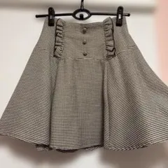 Ank Rouge 千鳥柄 ミニスカート