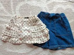 シスタージェニィ140　ユニクロ150ショートパンツ キュロットスカート