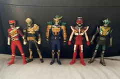 戦隊ヒーロー 仮面ライダーフィギュア 6体セットのサムネイル