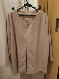 試着のみ！AIYISHANGFUSHI ピンクベージュ M　入学式　セレモニー