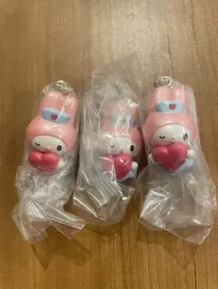 サンリオ　ナーススイングマスコット　ガチャ　マイメロディ　3点セット