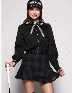 Mirror9 ゴルフ　Ribbon stretch long shirtsのサムネイル