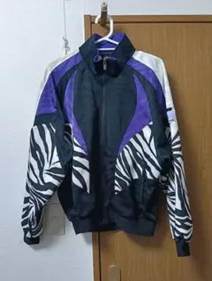 【希少】日本製asics 90s ジブラ　トラックジャケットのサムネイル