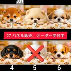 27.パネル生地販売＆オーダー受付中〜柴犬　ポメラニアン　ダックス