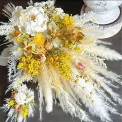 ドライフラワーブーケB246ウエディング　クラッチブーケ　前撮り　インテリア